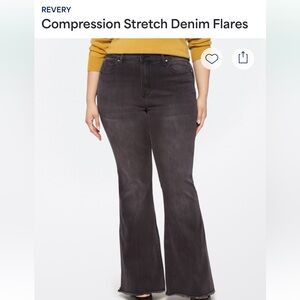 Revelry Charcoal Flare Jeans
